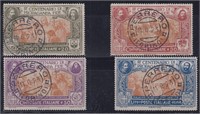 Italy Stamps #143-46 Used with First Day Cancels