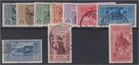 Italy Stamps #280-289 Used CV $363