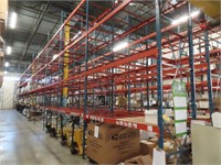 Approx (100) Sect. HD Multi Tier Adj Pallet Rack