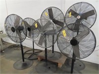 (8) Pedestal Shop Fans