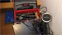 Microphones: RadioShack and freeway microphones,