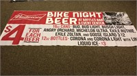 Budweiser Bike Night banner