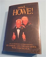 Signed By Gordie Howe & Colleen Hardcover Book