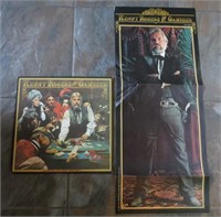 1978 Kenny Rogers The Gambler Album With Poster LP