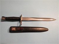Swiss Army Bayonet w Sheath Military Knife