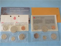 1976-1986 Canada Mint Coin Sets Uncirculated