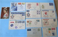 Australia Postal Cover Lot Signed First Flight FDC