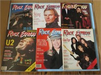 Rock Express Magazine Lot Variety Of Covers
