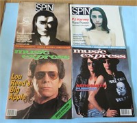 Music Lot Magazines Of Music Express & Spin Sinead