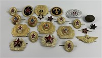 Group of Russian Military hat Insignia