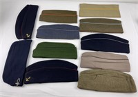 Lot of Assorted Military Uniform Caps