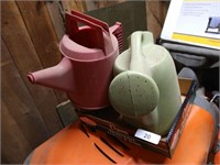 (2) Plastic Watering Can