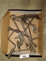 Assorted Tools including Hand Drill