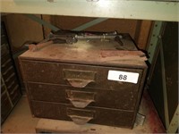 Metal File Drawers w/ Contents