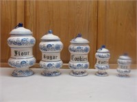 BLUE ONION Canister Set