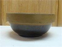 Antique Two Tone Brown Mixing Bowl