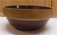 Antique Two Tone Brown Mixing Bowl