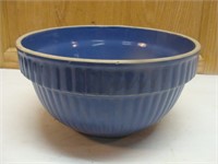 Antique Stoneware Blue Bowl