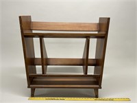Mid Century Modern Design Book Shelf Rack Wood