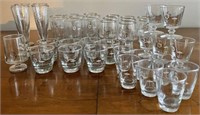 Large Set of Libbey Pharmacy Glasses/Barware