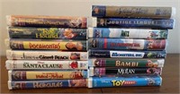Lot of 15 New Walt Disney VHS Movies