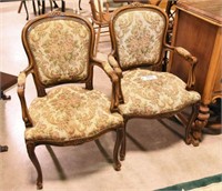 Lot #545 - Pair of French Provincial Floral