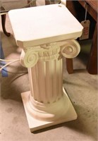 Lot #558 - Corinthian Column chalkware plant