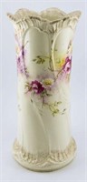 Lot #604 - Hand painted floral decorated 23”