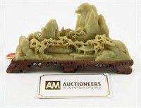 Lot #619 - Sculpted Soapstone made in the peoples