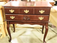 Lot #643 - Cherry two drawer contemporary server