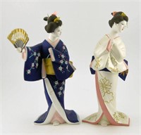 Lot #652 - (2) Japanese Hakata Bisque dolls 14"