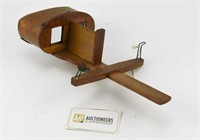 Lot #679 - Antique wooden stereopticon with