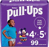 Pull-Ups Boys' Potty Training Size 6, 1 Mo. Supply