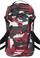 New Supreme Red Camo Backpack SS21B9