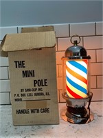 Vintage Lighted Barber Pole