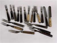 17 Early Forks & 2 Knives