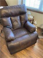 Brown Leather Recliner