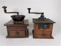 2 Vintage Coffee grinders / mills