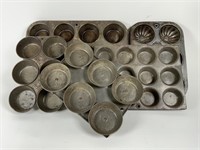 Vintage Tin Muffin Pans