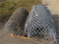 Pallet: (2) 4ft Rolls of Chain Link Fence