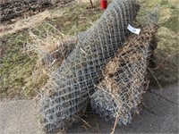 Pallet: (2) 4ft & 5.5ft Roll of Chain Link Fence