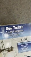 NEW YORKER 5 LIGHT CHANDALIER