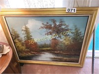 LARGE OIL PAINTING