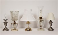 Lot of Various Small Lamps
