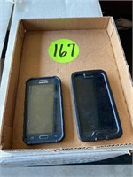 (2) Samsung Cell Phones