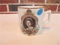 England Royal Falcon Ware 1976 Queen Eliz. Mug