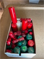 Box of new candles