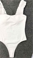 132-367 WHITE ONE PIECE WOMEN’S BATHING SUIT