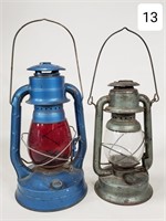Pair of Kerosene Barn Lanterns