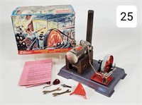 Wilesco Steam Powered Engine Toy in Original Box